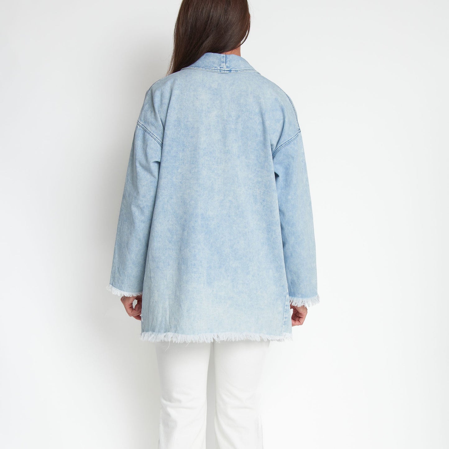 Nikki Oversized Denim Blazer