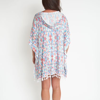 Naomi Hooded Poncho Cover Up