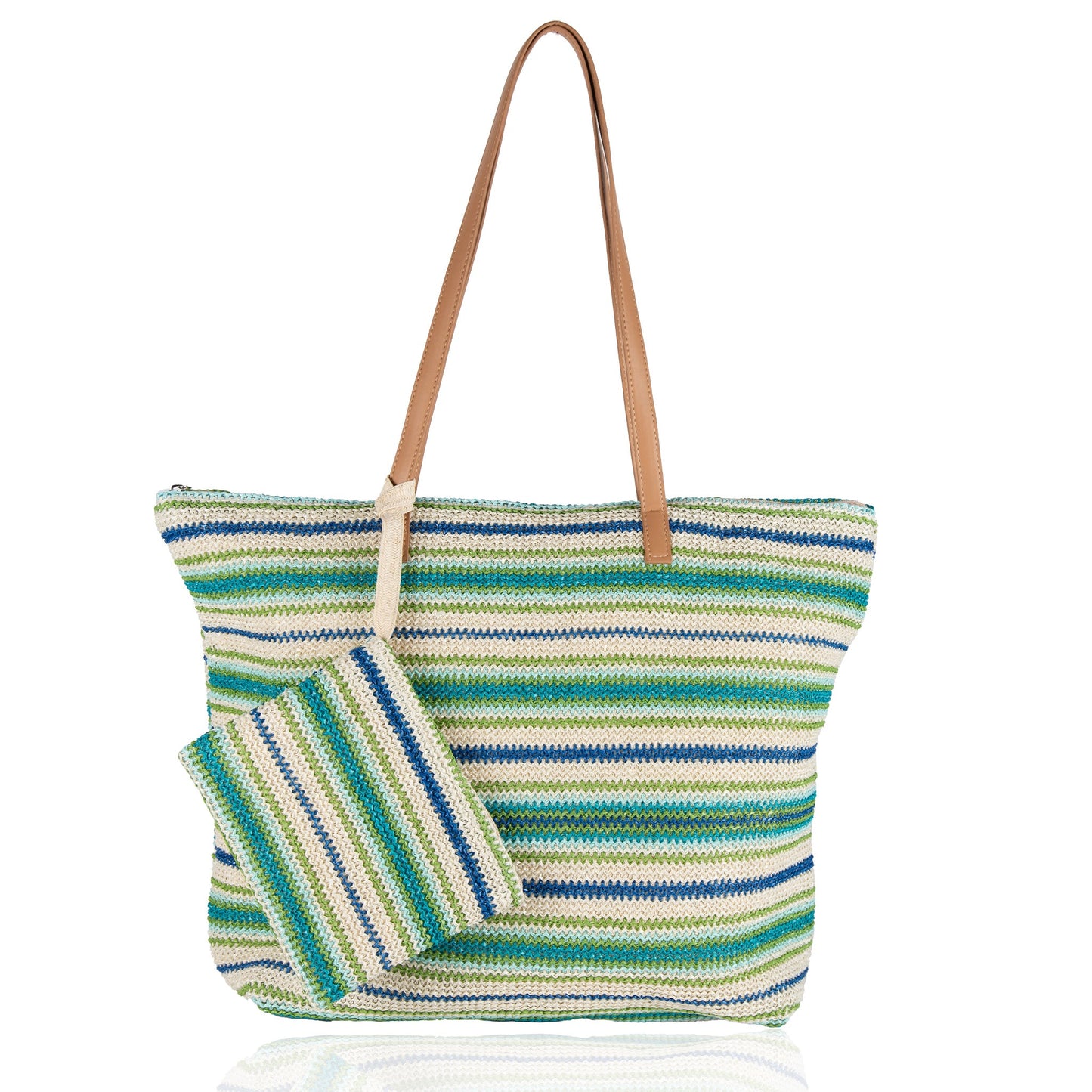 Dominica Striped Beach Tote