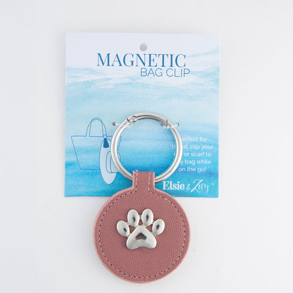 Avisa Paw Print Magnetic Bag Clip