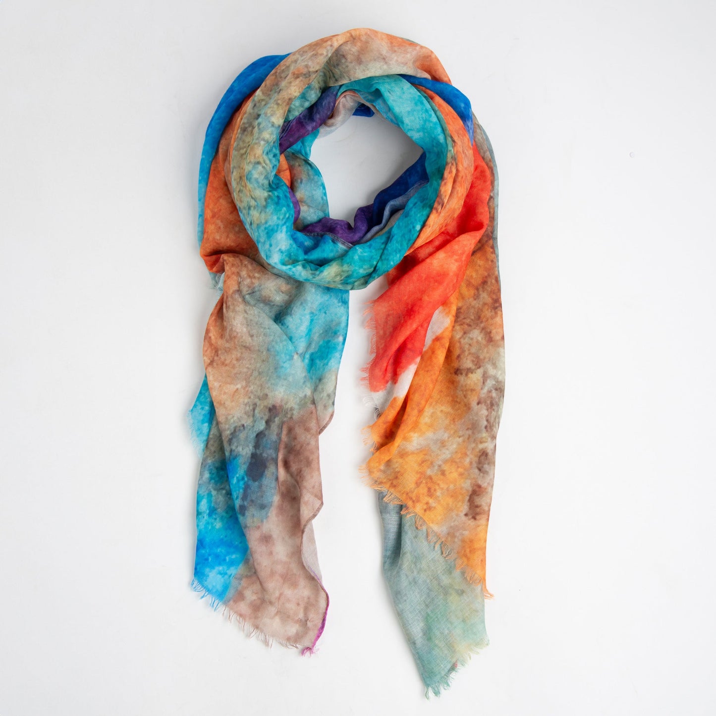 Audrina Abstract Lightweight Scarf