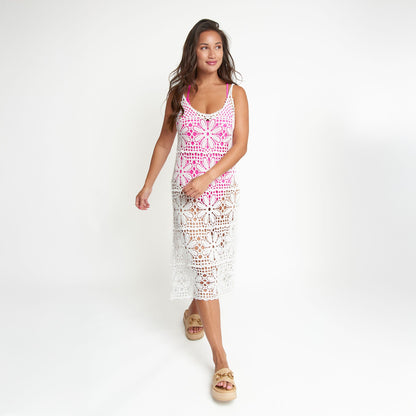 Nova Crochet Cover Up Beach Dress