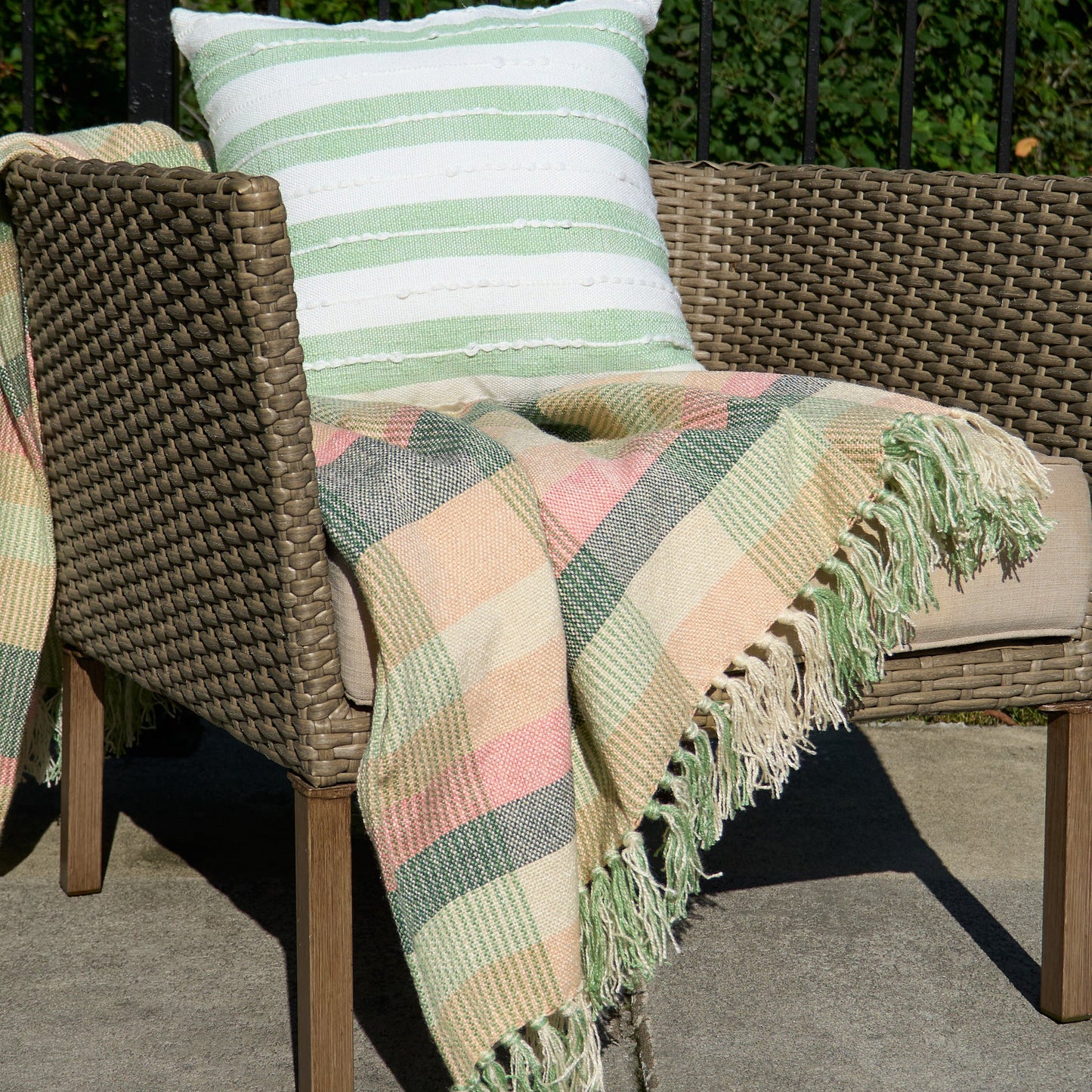 Carter Plaid Indoor/Outdoor 50x70 Throw