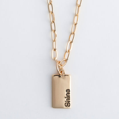 Amira Twinkle Greeting Card Necklace