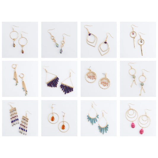 24 Piece Kina Earring Assortment