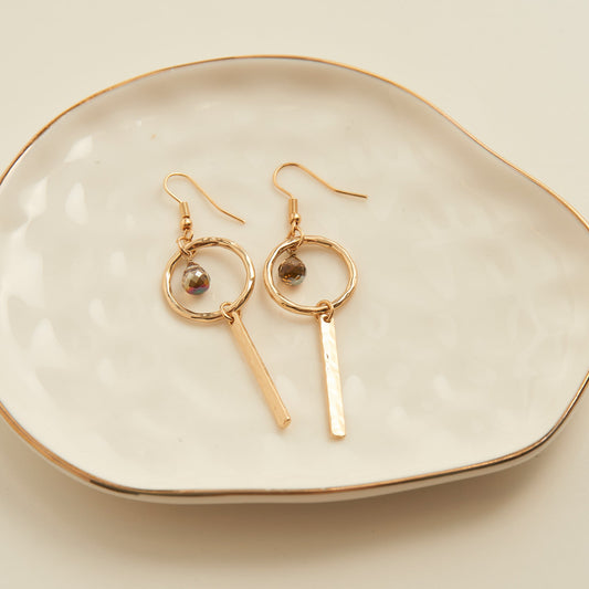Kina Elongated Bar Earrings