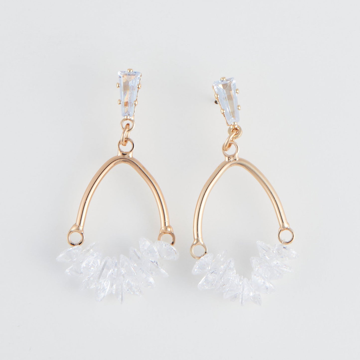 Adria Crystal Teardrop Earrings
