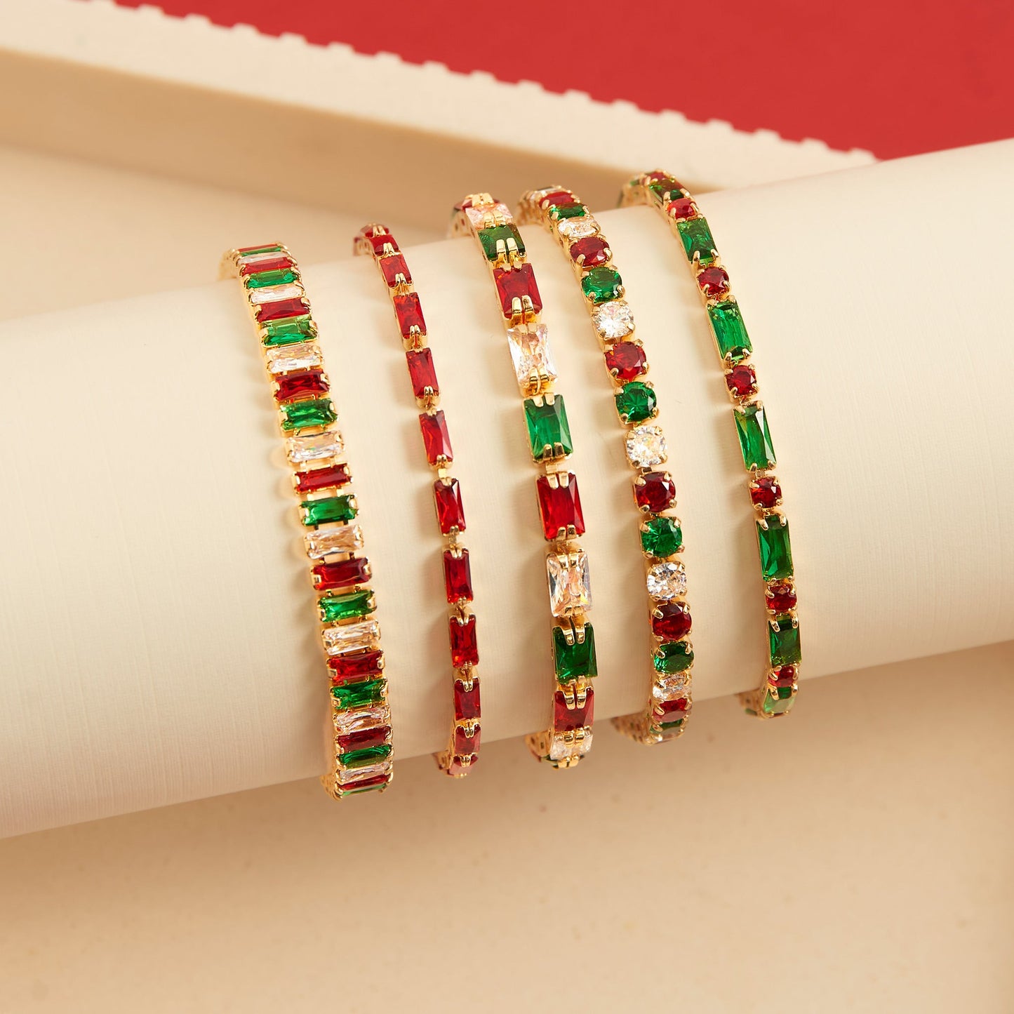 20 Piece Stella Gemstone Bracelet Unit with Display