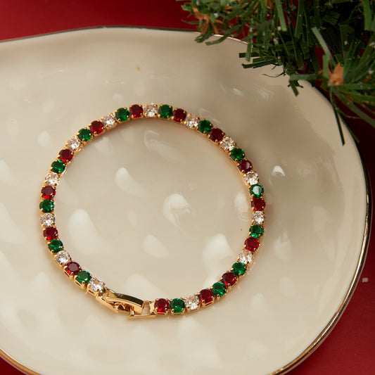 Stella  Round Gemstone Bracelet