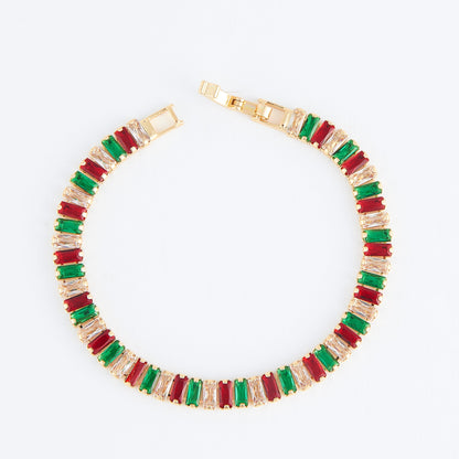 Stella Baguette Gemstone Bracelet