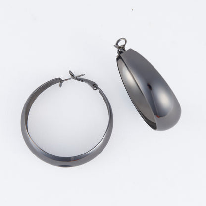 Ridley Flat Hoop Earrings