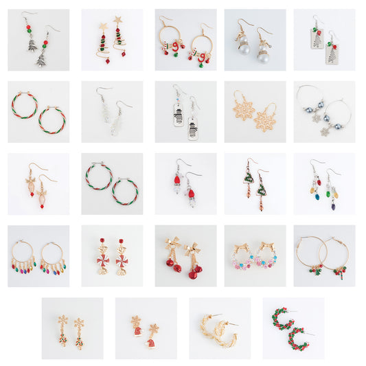 48 Piece Holiday Earring Assortment