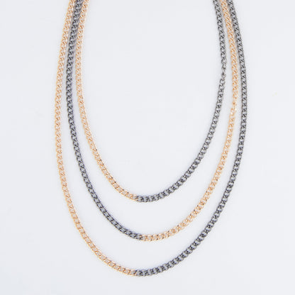 Melia Two Tone Layered Necklace