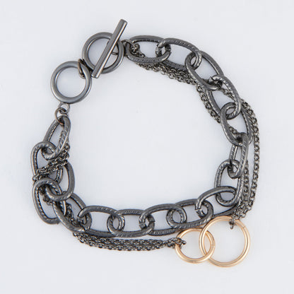Amara Multi Row Toggle Bracelet