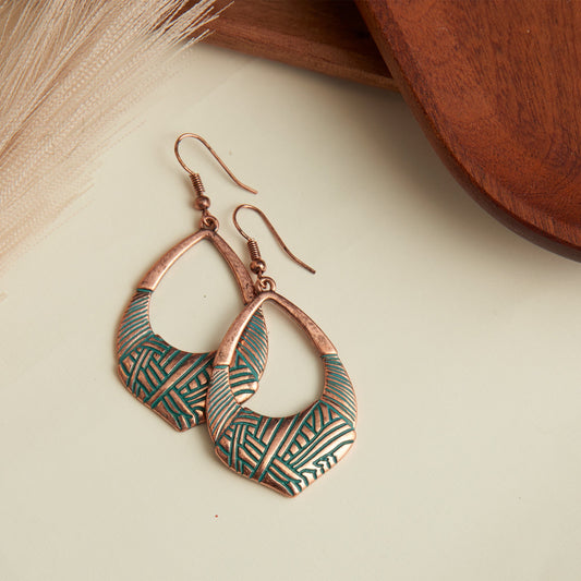 Wild Spirit Textured Teardrop Earrings