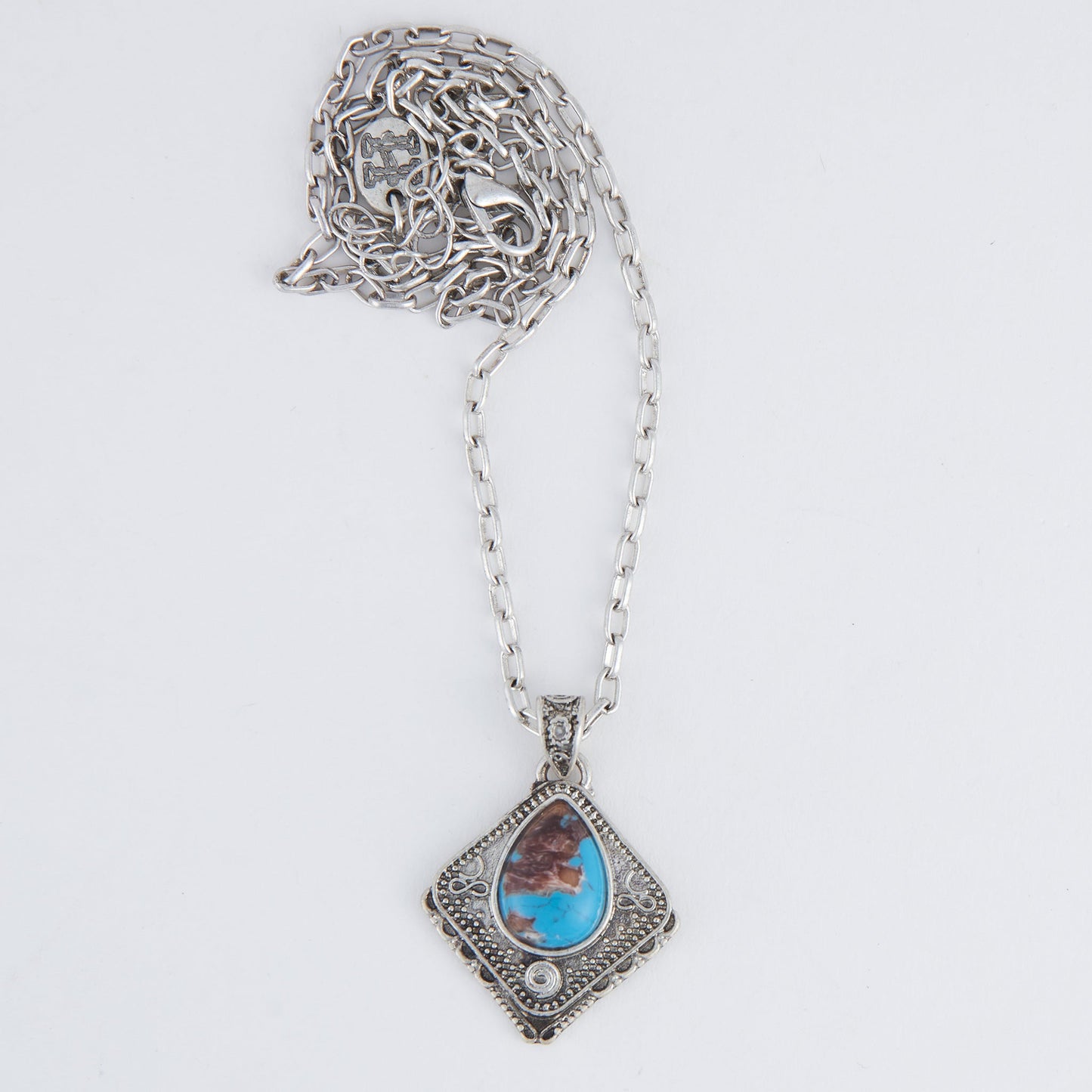 Asteria Square Pendant Necklace