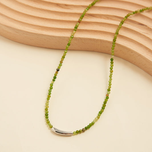 Aira Genuine Fluorite Dainty Necklace