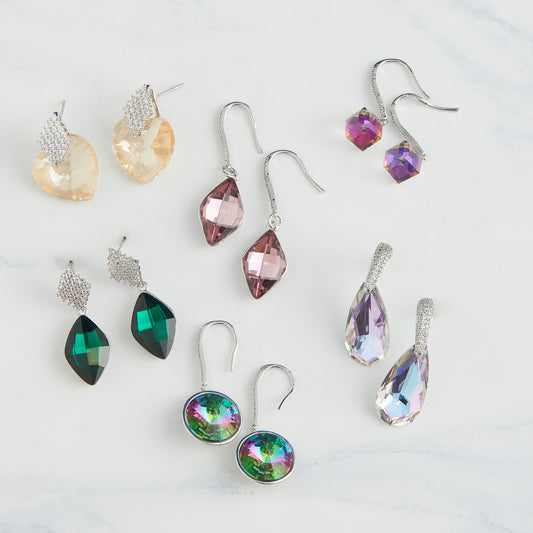 12 Piece Coraline Gemstone Earring Assortment