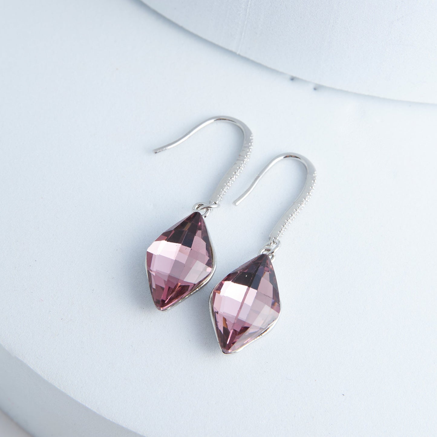 Coraline Diamond Drop Gemstone Earrings