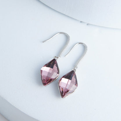 Coraline Diamond Drop Gemstone Earrings