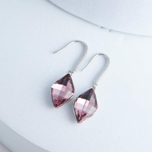 Coraline Diamond Drop Gemstone Earrings