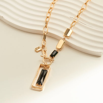 Juliette Toggle Collar Pendant Necklace
