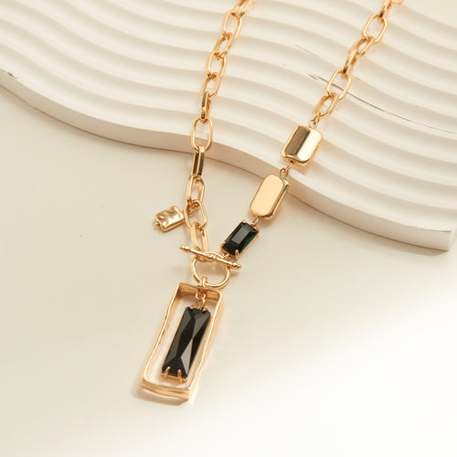 Juliette Toggle Collar Pendant Necklace