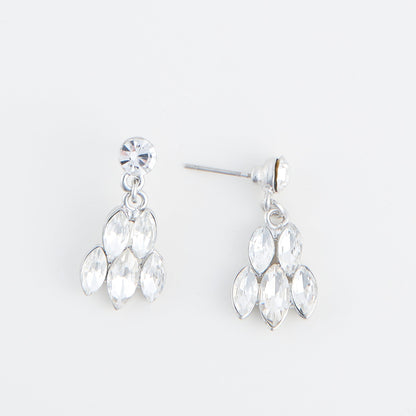Aurea Pave Drop Crystal Earring & Necklace Set