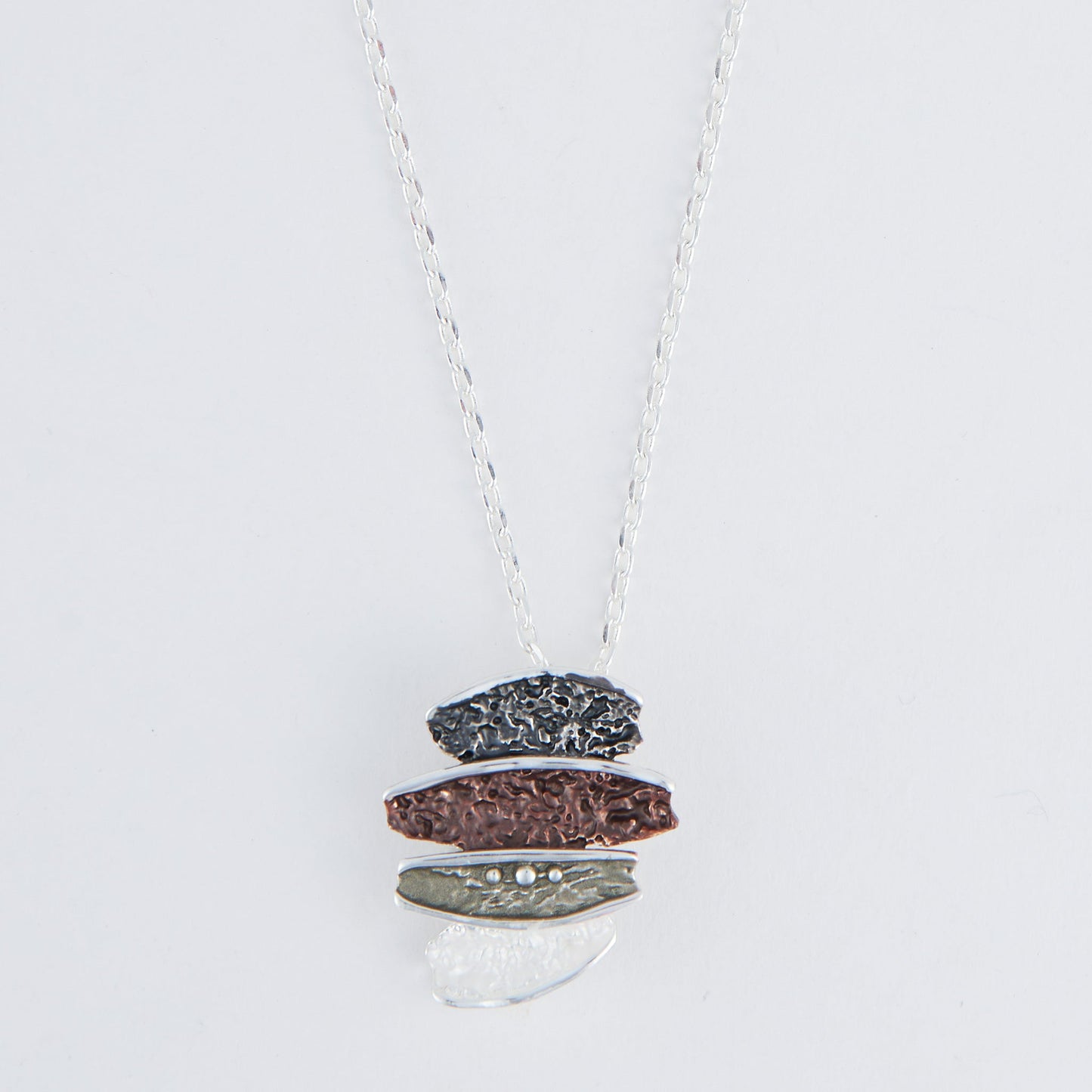Penelope Enamel Bar Pendant Necklace