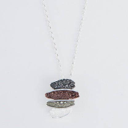 Penelope Enamel Bar Pendant Necklace