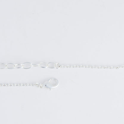 Penelope Enamel Cut Out Bar Pendant Necklace