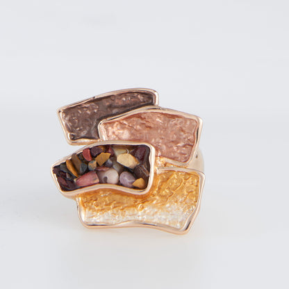 Penelope Enamel Statement Ring