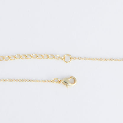 Laylinn Druzy Cross Charm Pendant Necklace