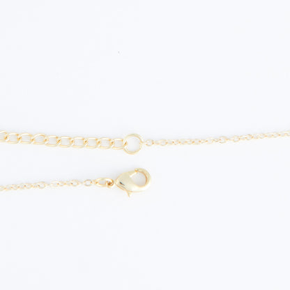 Laylinn Druzy Cross Charm Pendant Necklace