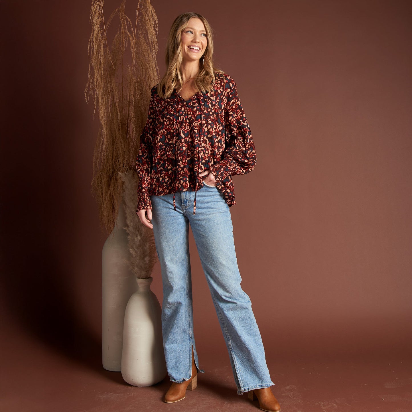 Drew Tiered Blouse