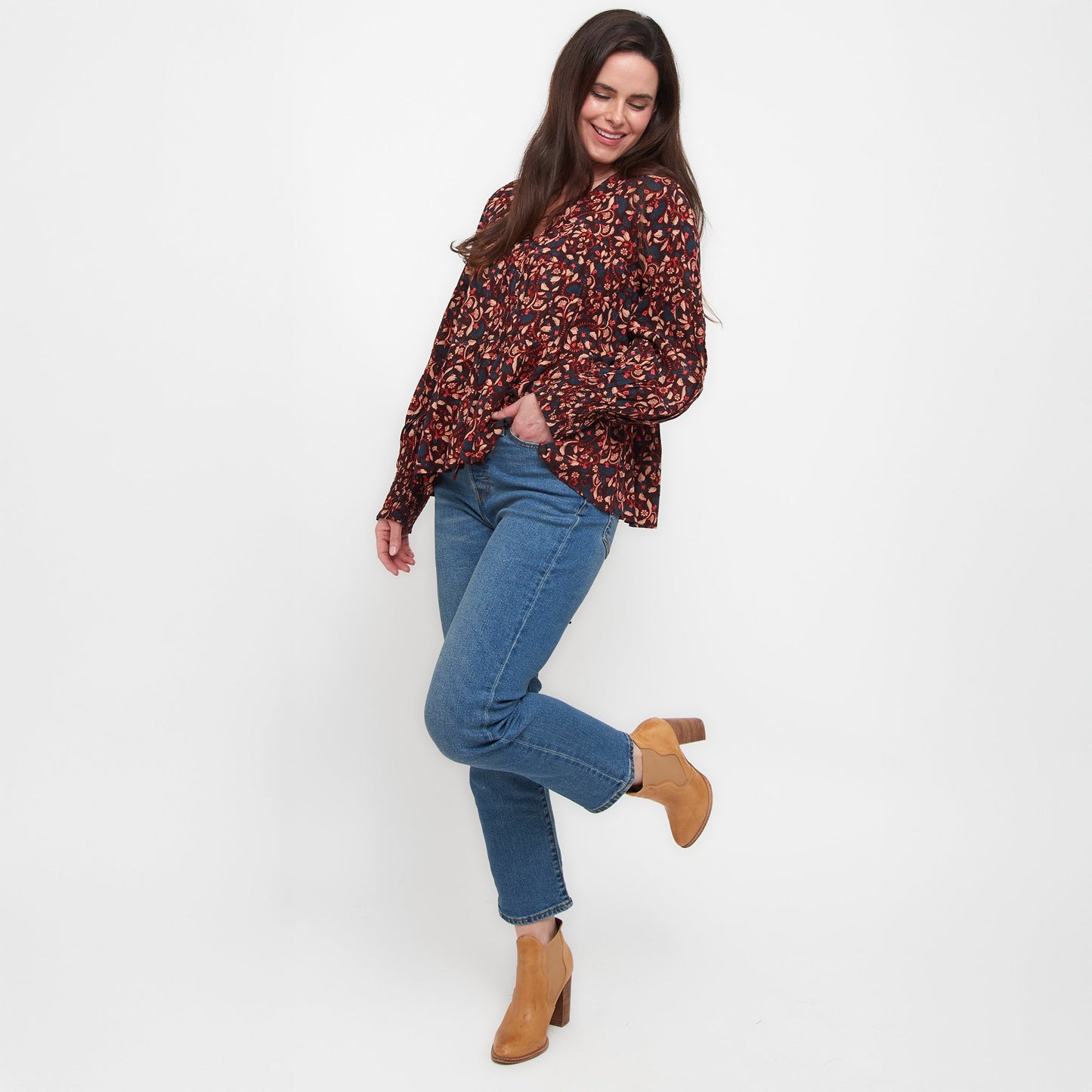 Drew Tiered Blouse