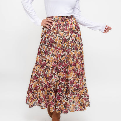 Hazel Tiered Maxi Skirt