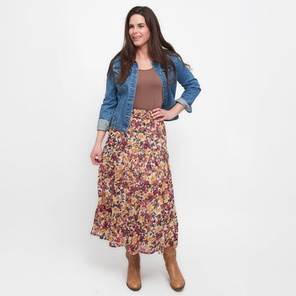 Hazel Tiered Maxi Skirt