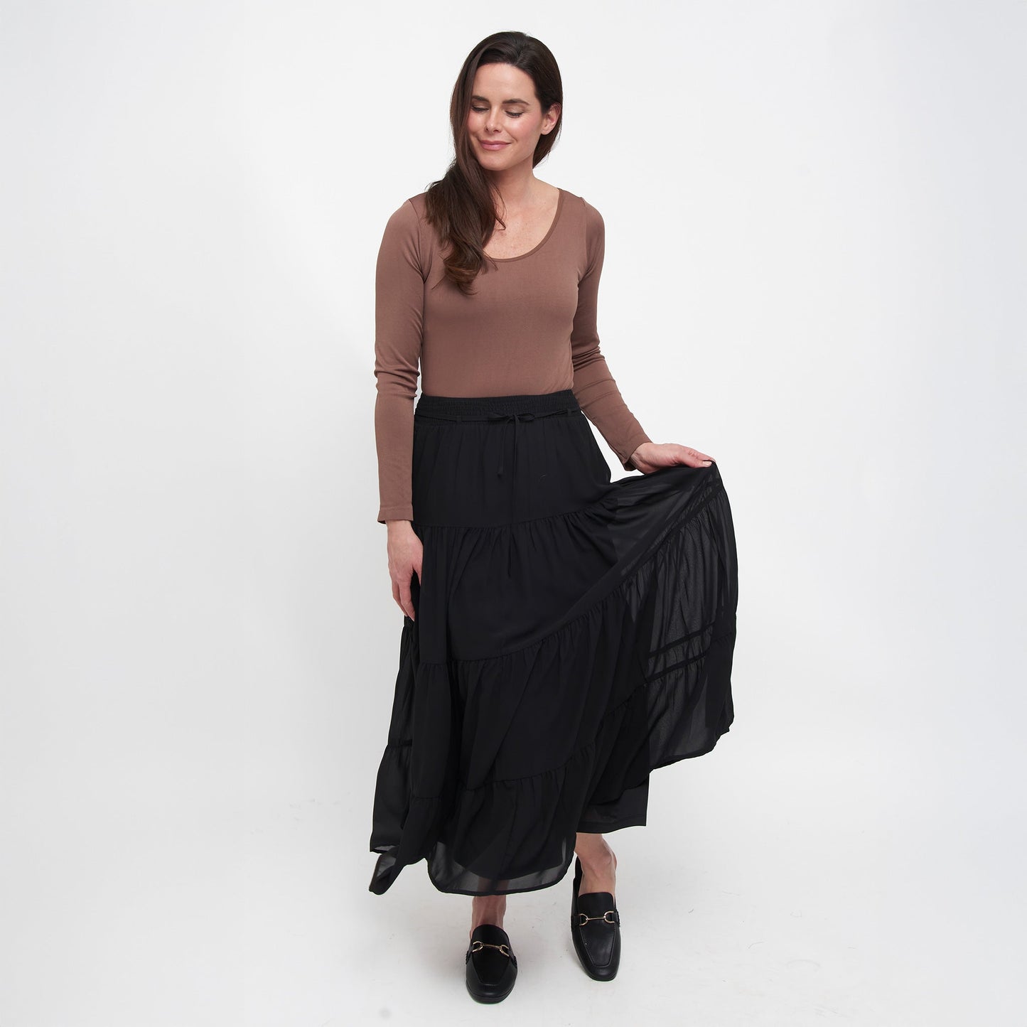 Hazel Tiered Maxi Skirt