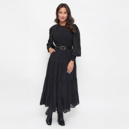 Hazel Tiered Maxi Skirt