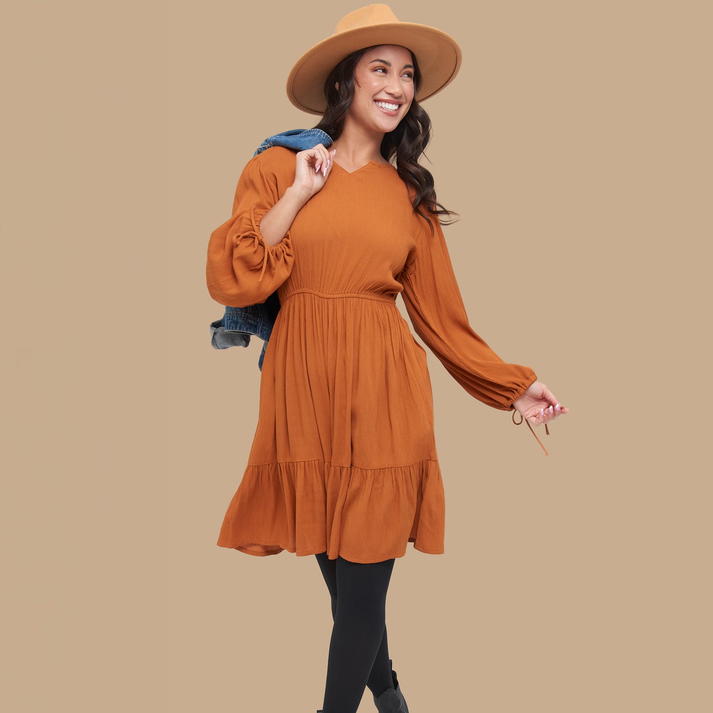 Clove Tiered Dress