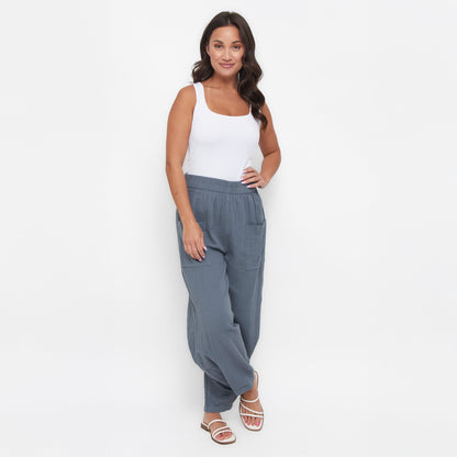 Jasmine Gauze Tapered Pants