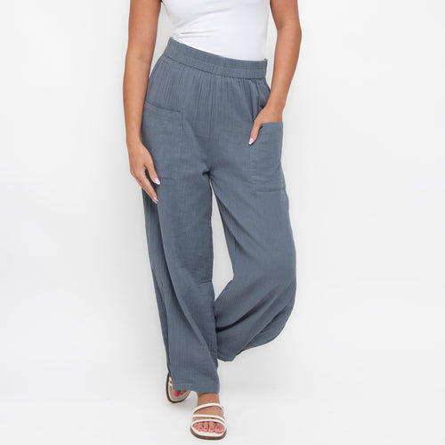 Jasmine Gauze Tapered Pants