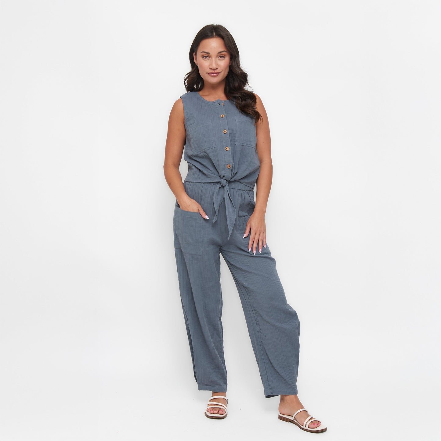 Jasmine Gauze Tapered Pants