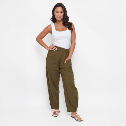 Jasmine Gauze Tapered Pants