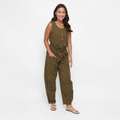 Jasmine Gauze Tapered Pants