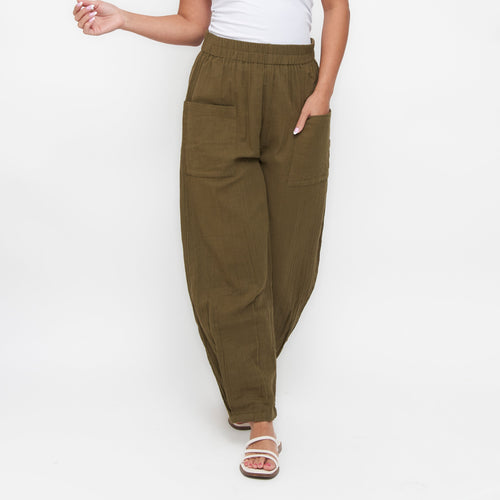Jasmine Gauze Tapered Pants