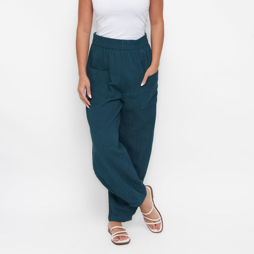 Jasmine Gauze Tapered Pants