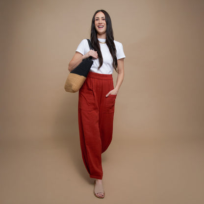 Jasmine Gauze Tapered Pants