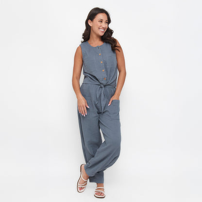 Jasmine Gauze Button Up Tank